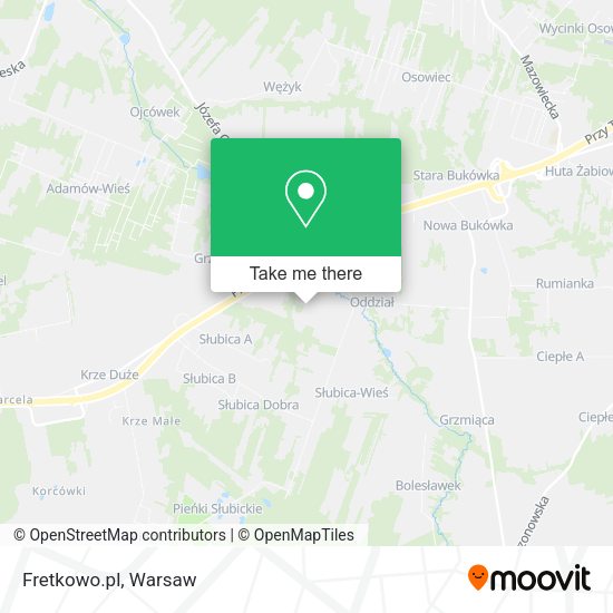 Fretkowo.pl map