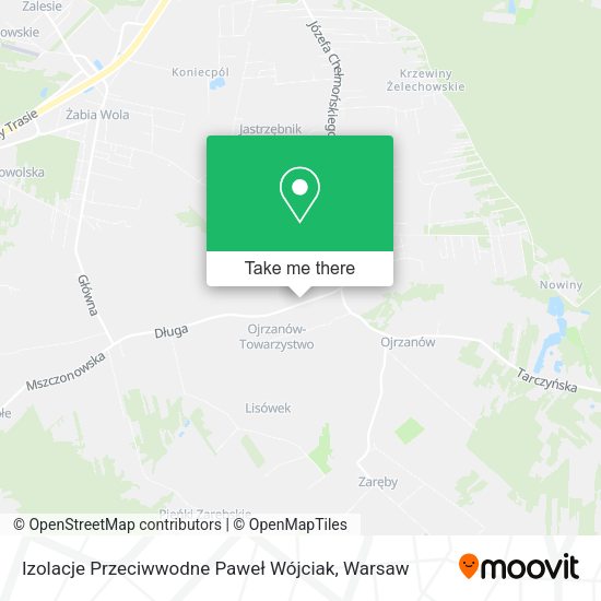 Izolacje Przeciwwodne Paweł Wójciak map