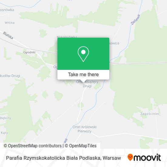 Parafia Rzymskokatolicka Biała Podlaska map