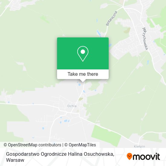 Gospodarstwo Ogrodnicze Halina Osuchowska map