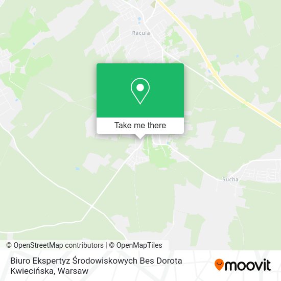 Biuro Ekspertyz Środowiskowych Bes Dorota Kwiecińska map