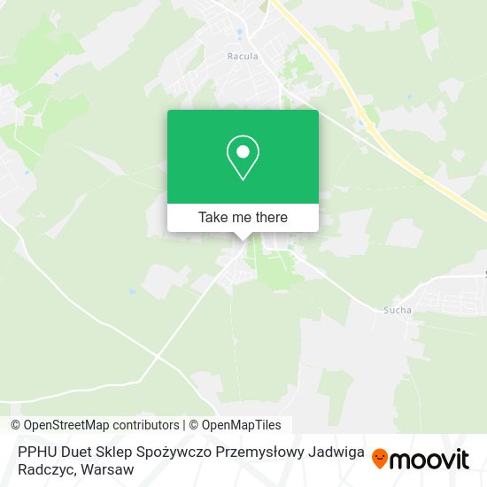 PPHU Duet Sklep Spożywczo Przemysłowy Jadwiga Radczyc map