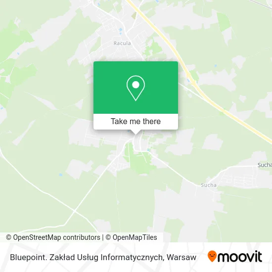 Карта Bluepoint. Zakład Usług Informatycznych