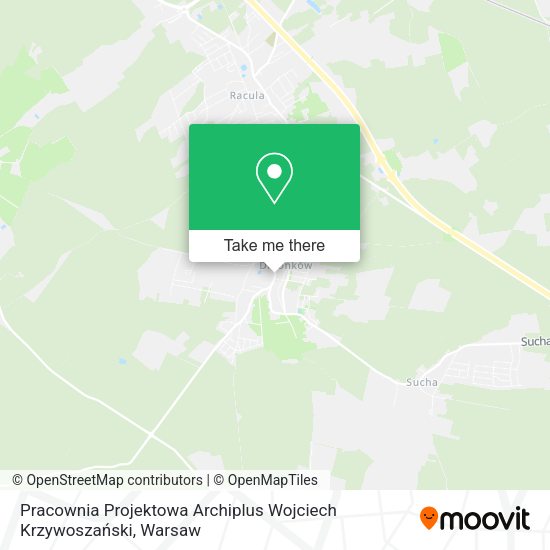 Pracownia Projektowa Archiplus Wojciech Krzywoszański map