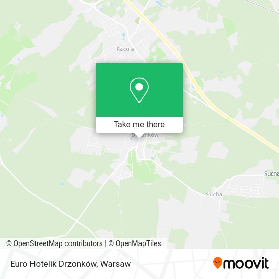 Euro Hotelik Drzonków map