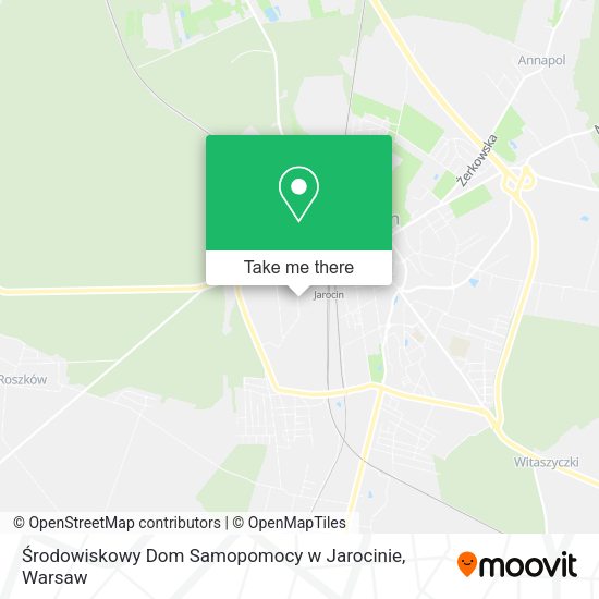 Środowiskowy Dom Samopomocy w Jarocinie map