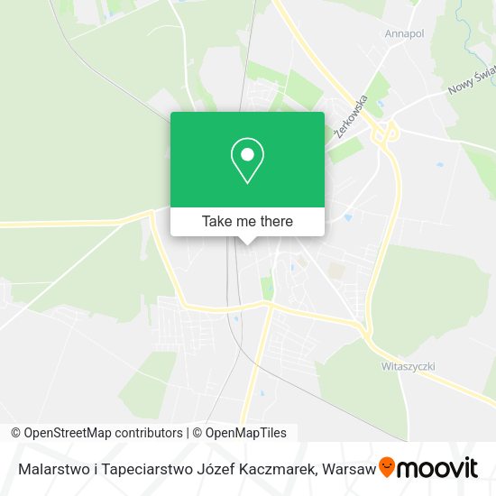 Malarstwo i Tapeciarstwo Józef Kaczmarek map