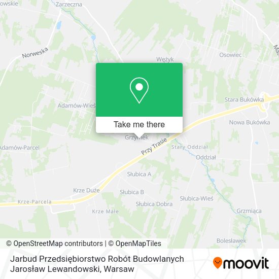 Jarbud Przedsiębiorstwo Robót Budowlanych Jarosław Lewandowski map