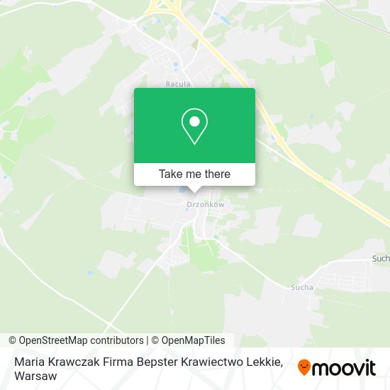 Maria Krawczak Firma Bepster Krawiectwo Lekkie map