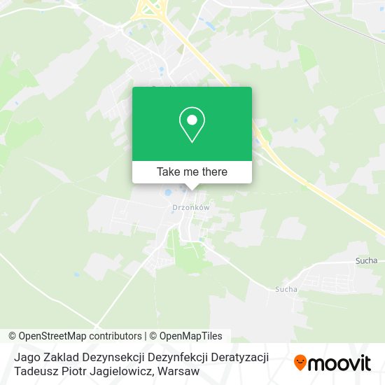 Jago Zaklad Dezynsekcji Dezynfekcji Deratyzacji Tadeusz Piotr Jagielowicz map