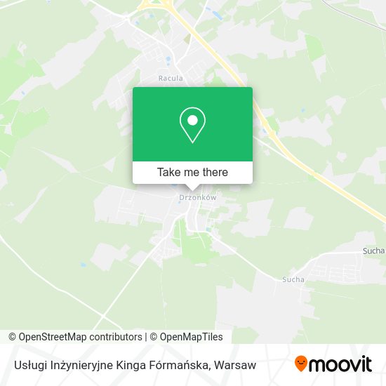 Usługi Inżynieryjne Kinga Fórmańska map