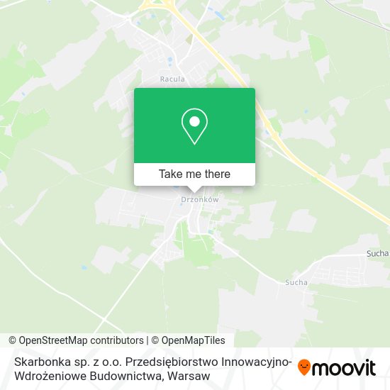 Skarbonka sp. z o.o. Przedsiębiorstwo Innowacyjno-Wdrożeniowe Budownictwa map