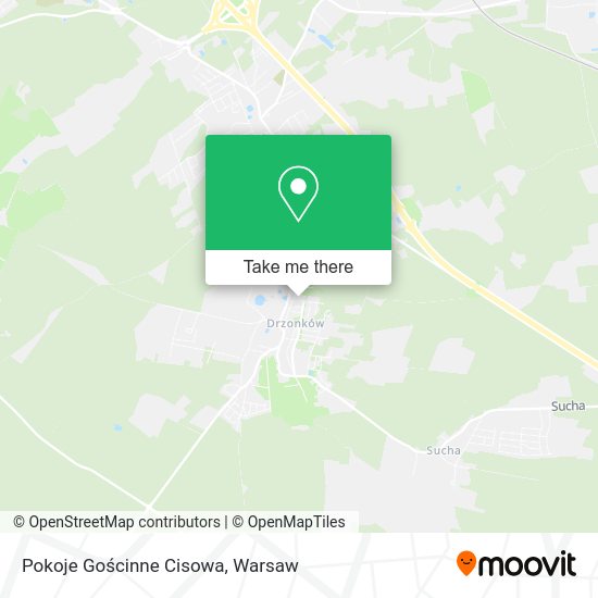 Pokoje Gościnne Cisowa map