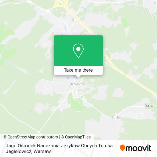 Jago Ośrodek Nauczania Języków Obcych Teresa Jagiełowicz map