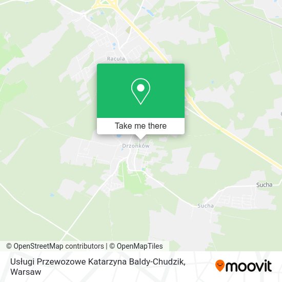 Usługi Przewozowe Katarzyna Baldy-Chudzik map