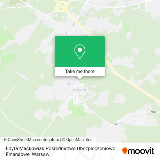 Edyta Maćkowiak Pośrednictwo Ubezpieczeniowo Finansowe map