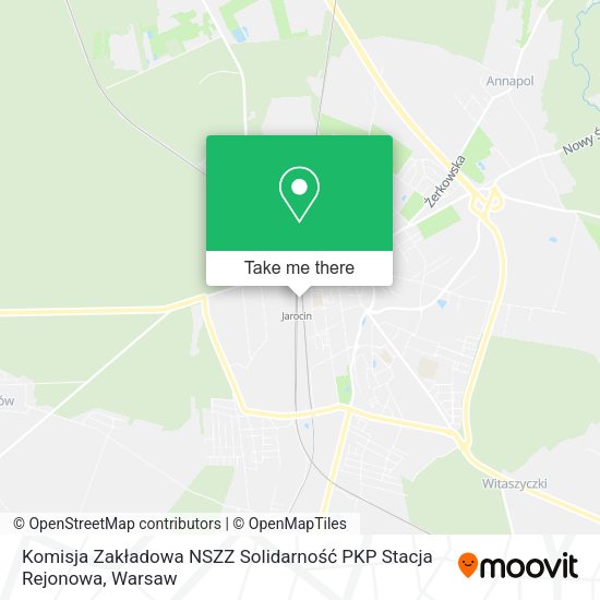 Komisja Zakładowa NSZZ Solidarność PKP Stacja Rejonowa map