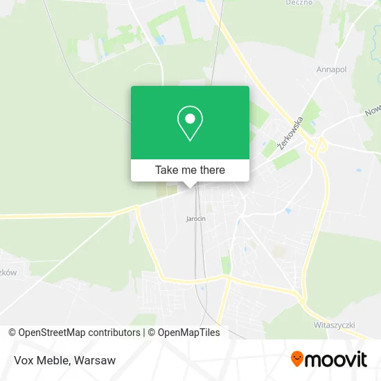 Карта Vox Meble