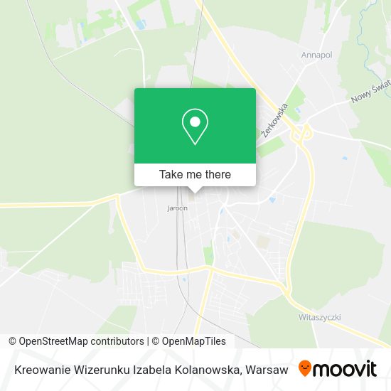 Kreowanie Wizerunku Izabela Kolanowska map