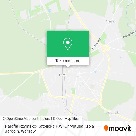 Parafia Rzymsko-Katolicka P.W. Chrystusa Króla Jarocin map