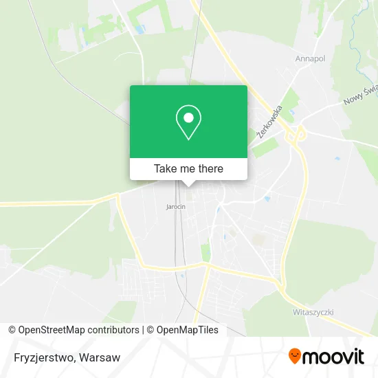 Карта Fryzjerstwo