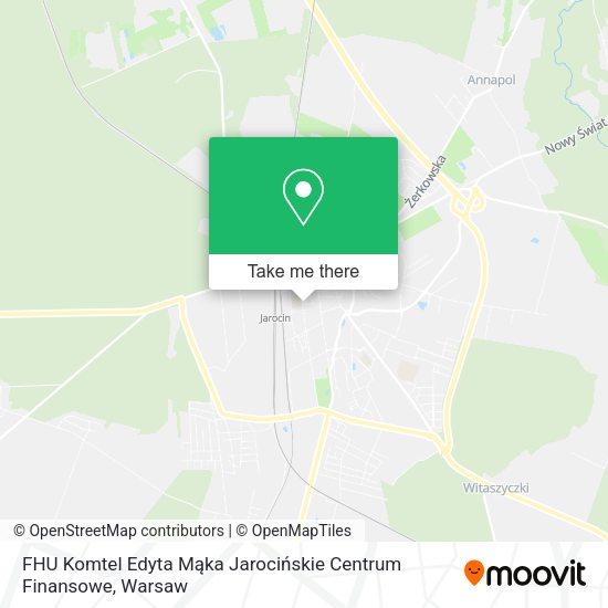 FHU Komtel Edyta Mąka Jarocińskie Centrum Finansowe map