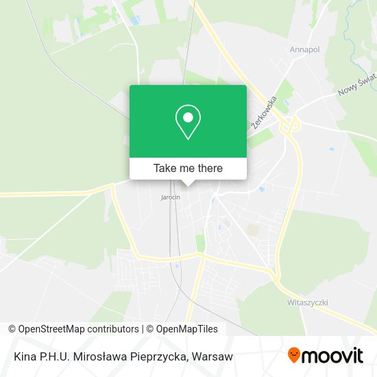 Kina P.H.U. Mirosława Pieprzycka map