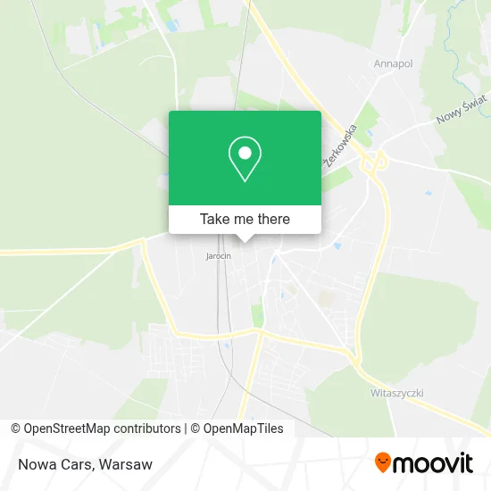 Nowa Cars map