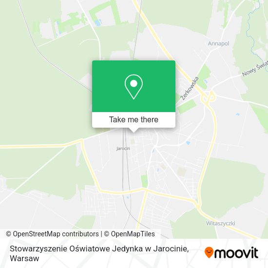 Stowarzyszenie Oświatowe Jedynka w Jarocinie map