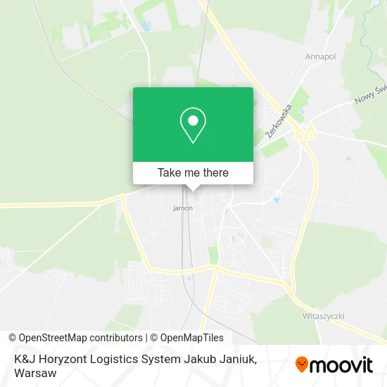 Карта K&J Horyzont Logistics System Jakub Janiuk