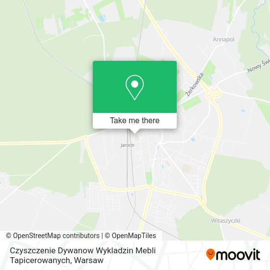 Czyszczenie Dywanow Wykladzin Mebli Tapicerowanych map