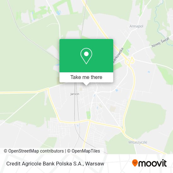 Credit Agricole Bank Polska S.A. map