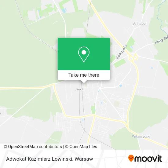 Карта Adwokat Kazimierz Lowinski