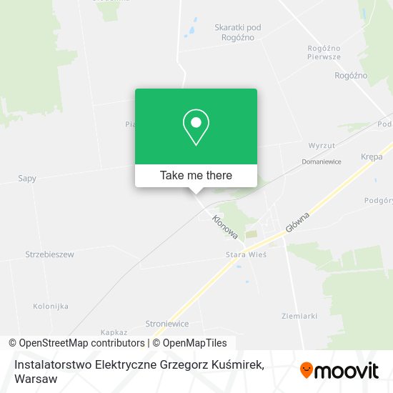 Карта Instalatorstwo Elektryczne Grzegorz Kuśmirek