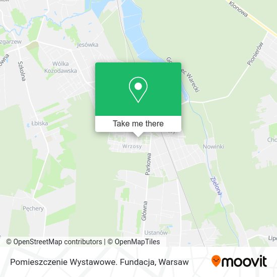 Pomieszczenie Wystawowe. Fundacja map