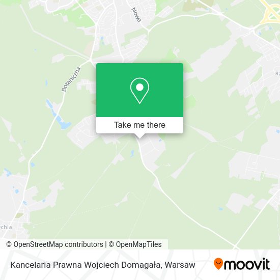 Kancelaria Prawna Wojciech Domagała map