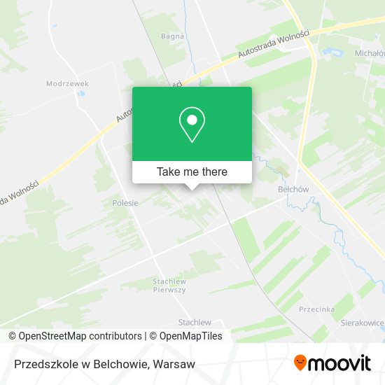 Przedszkole w Belchowie map