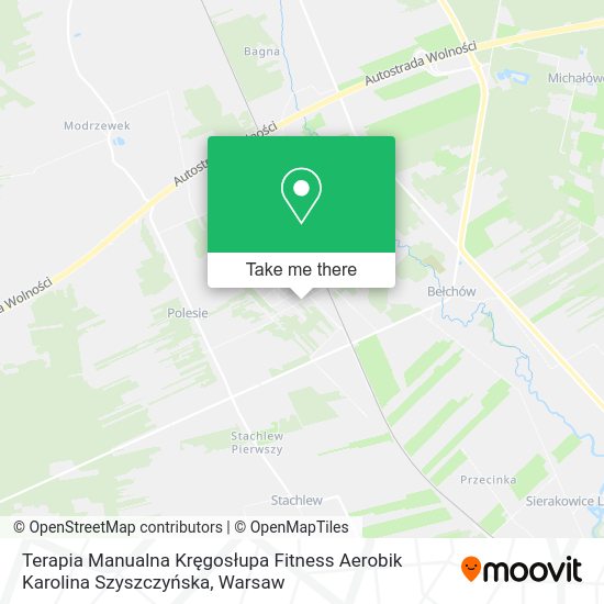 Карта Terapia Manualna Kręgosłupa Fitness Aerobik Karolina Szyszczyńska