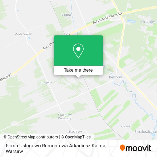 Firma Usługowo Remontowa Arkadiusz Kalata map