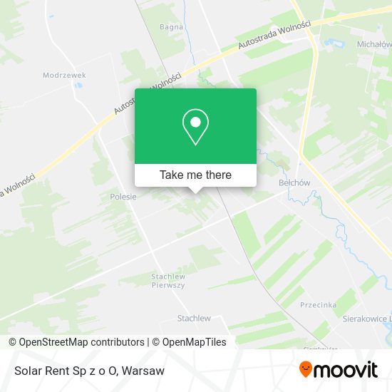 Solar Rent Sp z o O map