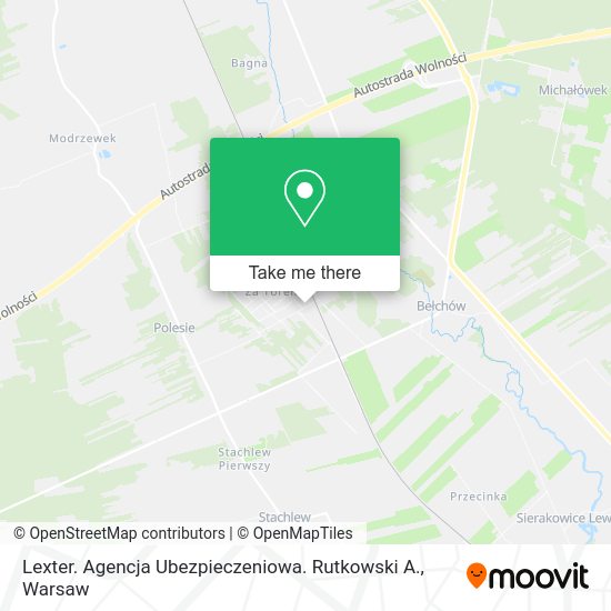 Lexter. Agencja Ubezpieczeniowa. Rutkowski A. map