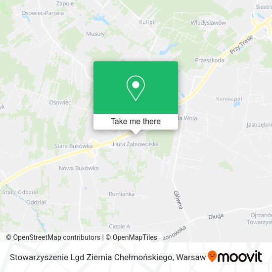 Stowarzyszenie Lgd Ziemia Chełmońskiego map