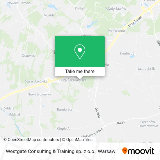 Карта Westgate Consulting & Training sp. z o.o.