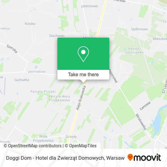 Doggi Dom - Hotel dla Zwierząt Domowych map