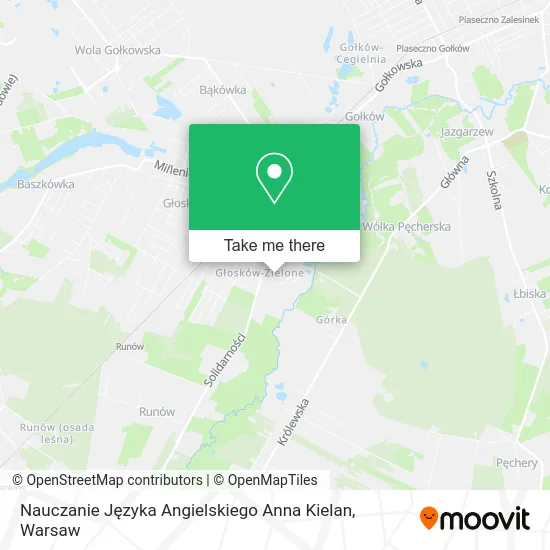 Nauczanie Języka Angielskiego Anna Kielan map