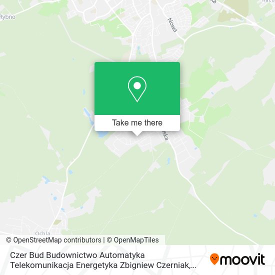 Czer Bud Budownictwo Automatyka Telekomunikacja Energetyka Zbigniew Czerniak map