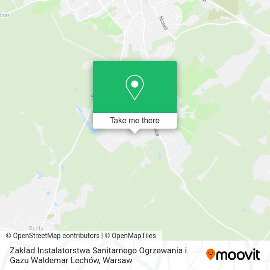 Zakład Instalatorstwa Sanitarnego Ogrzewania i Gazu Waldemar Lechów map