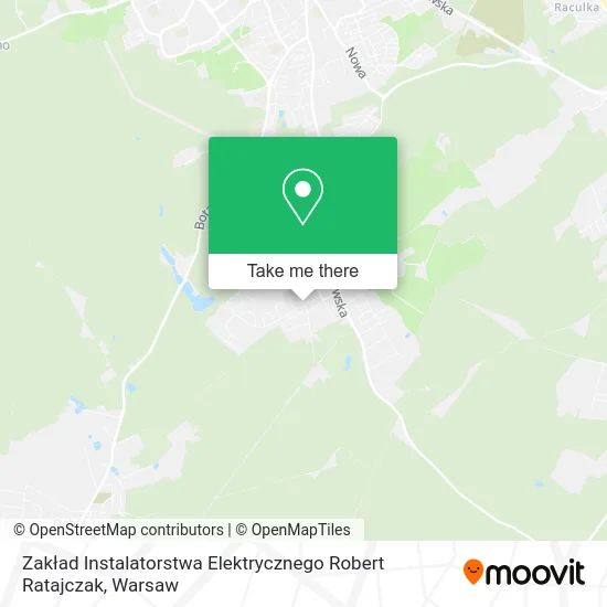 Карта Zakład Instalatorstwa Elektrycznego Robert Ratajczak