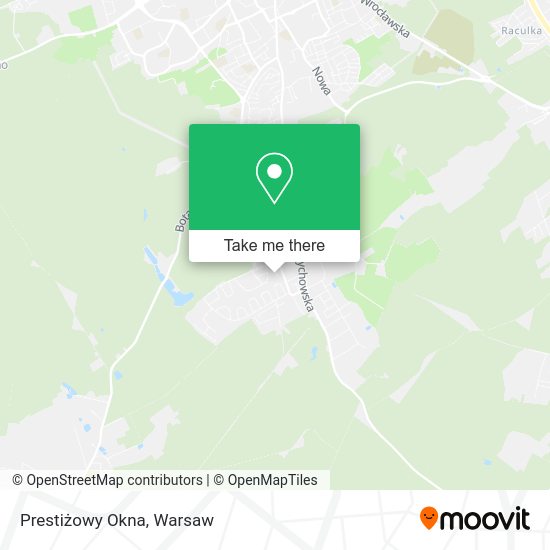 Prestiżowy Okna map