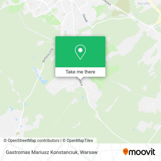 Gastromax Mariusz Konstanciuk map